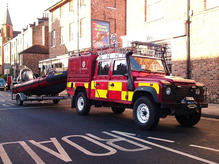 Landrover swift water rescue unit