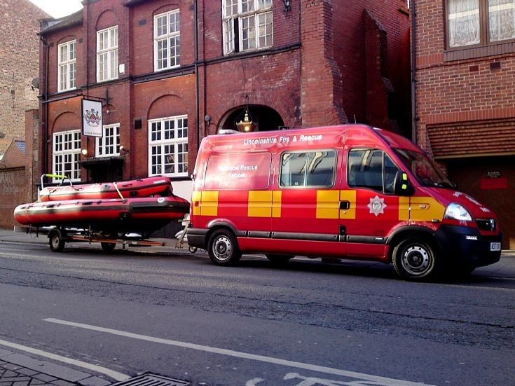 Lincolnshire fire and rescue service in York