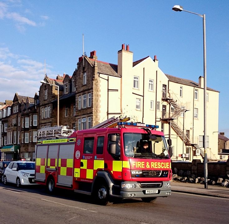 Morecame/Lancashire fire and rescue appliance