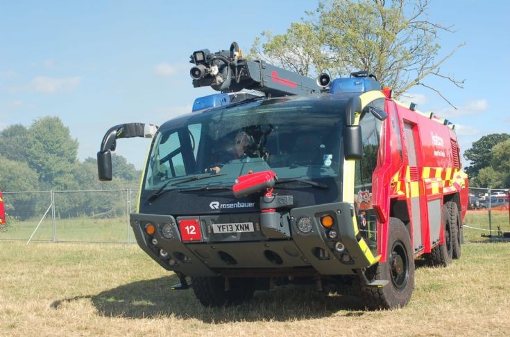 Heathrow Rosenbaur 6x6 YF13 XNM at Odiham