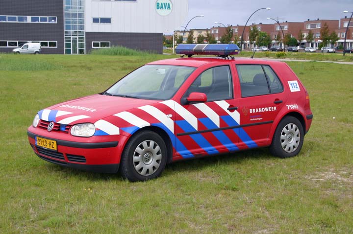 Brandweer Haaglanden VW Golf Duty Car