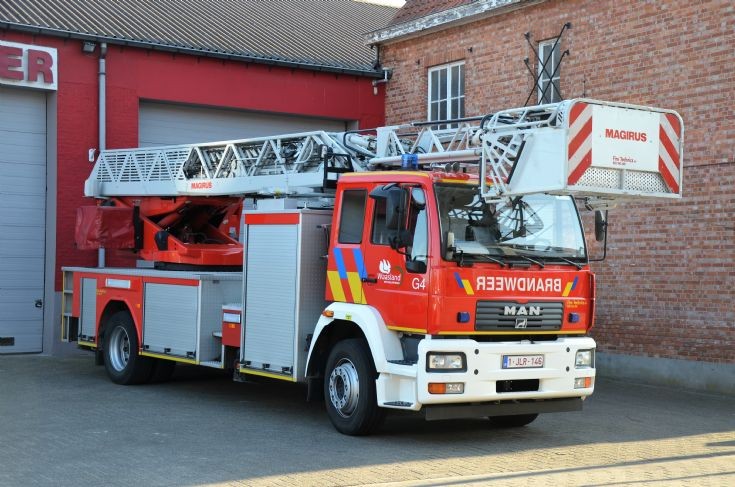 Turntable ladder MAN