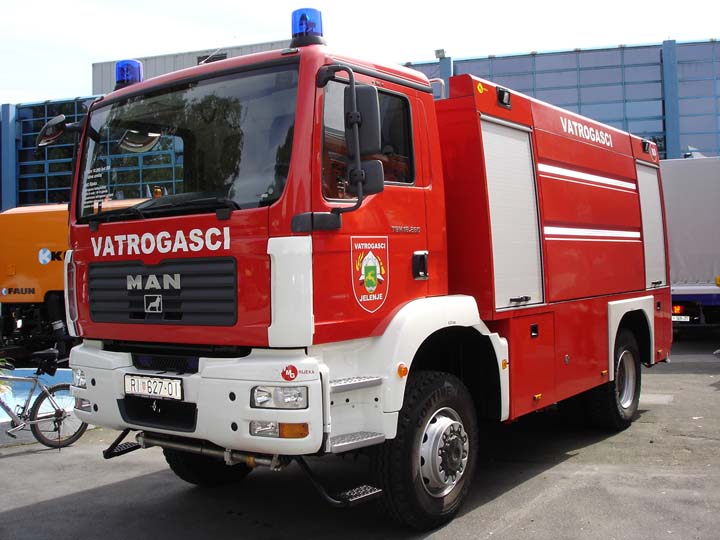 Vatrogasci Jelenje, Croatia MAN fire engine