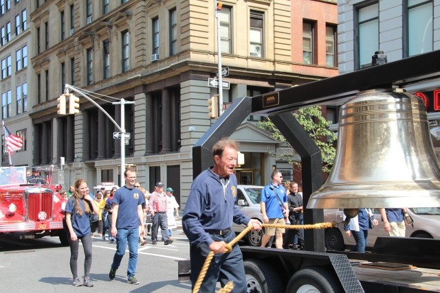 FDNY Ringing the bell