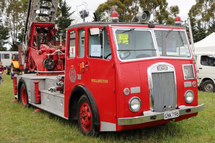 retired Dennis ladder truck