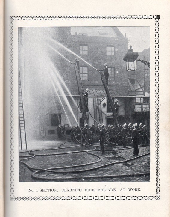 Clarnico fire brigade Hackney E London