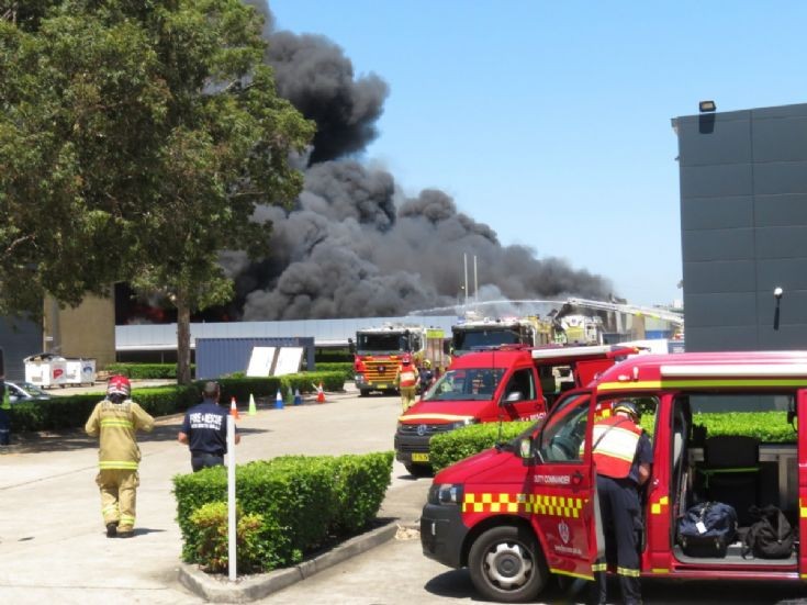10TH ALARM FACTORY FIRE AT SEVEN HILLS, SYDNEY