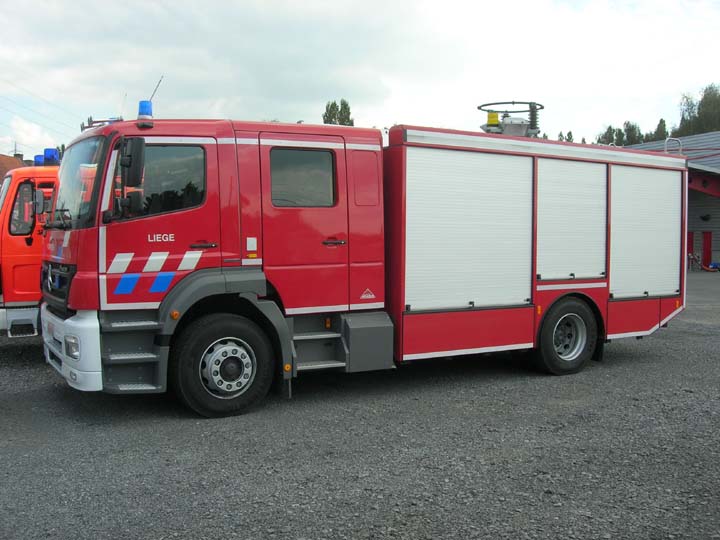 Sapeurs Pompiers Liege Mercedes pumper