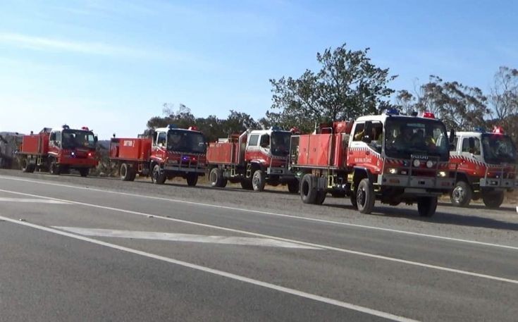 NSWRFS Strike Team Isuzu Australia