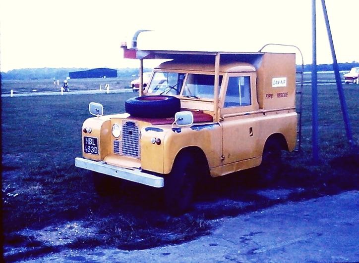Land Rover 88 Dan Air fire rescue Lasham Hampshire