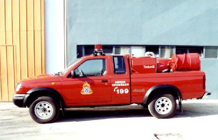 Nissan King Cab 4X4 Light tanker Greece
