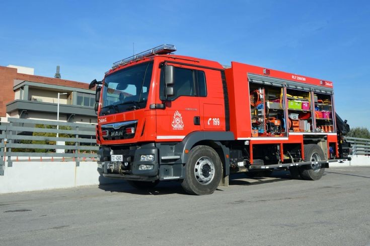Hellenic Fire Service MAN/Temax rescue truck