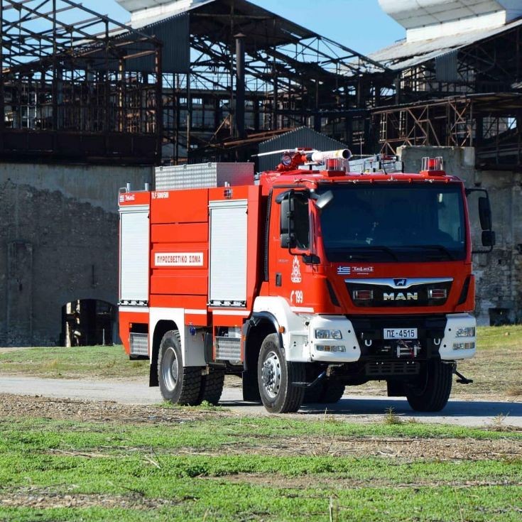 Hellenic Fire Service MAN/Temax firetruck