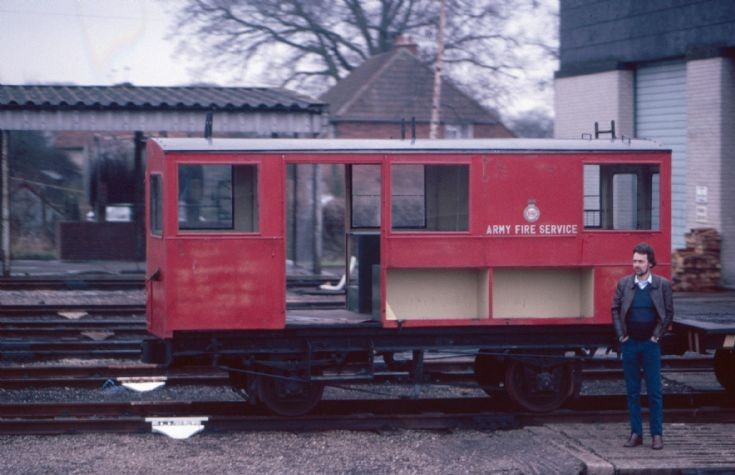 Army Fire Service Bramley Rail Vehicle