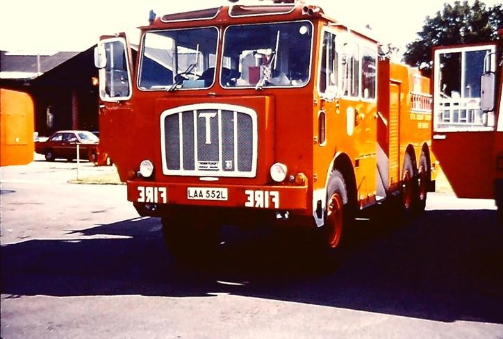 Thornycroft Nubian LAA552L RAE fire service