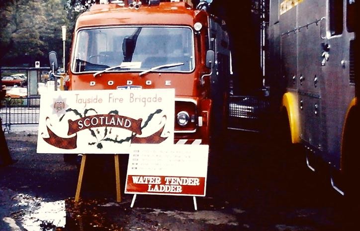 Dodge K850 HCBA Harrogate exhibition mid 1970s