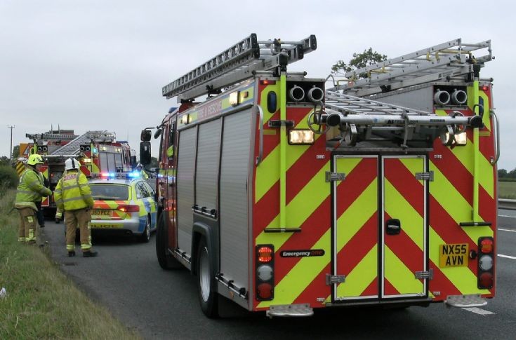 Volvo FL6 NX55AVN  North Yorkshire Fire RS
