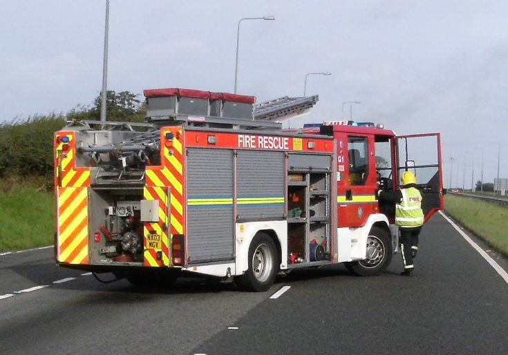 Dennis Sabre NX03MGV Cleveland Fire Brigade