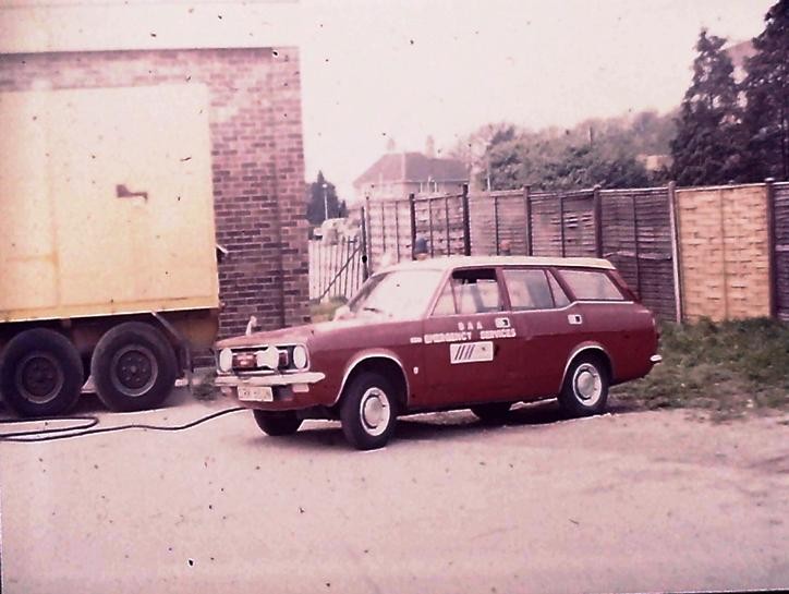 Morris Marina estate car BAA emergency services