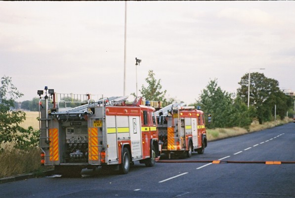 LFB wanstead flats Volvo FL614 Saxon DPL