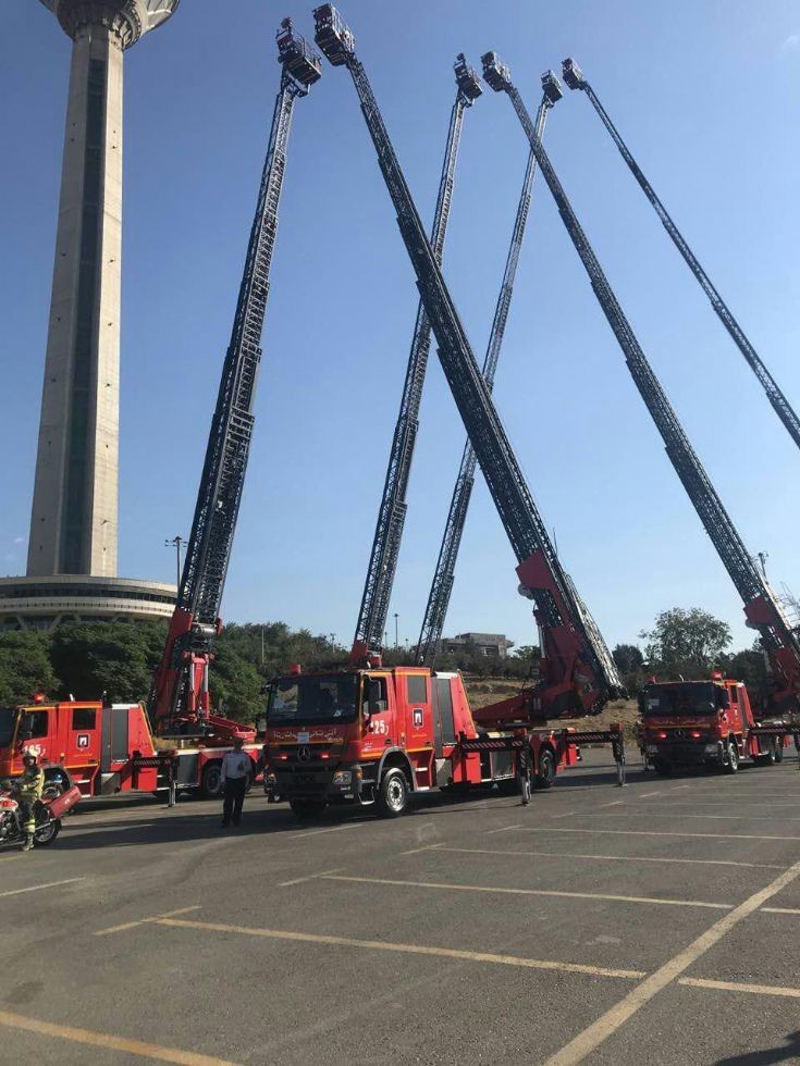 Tehran Fire Department, new high-rise Aerials