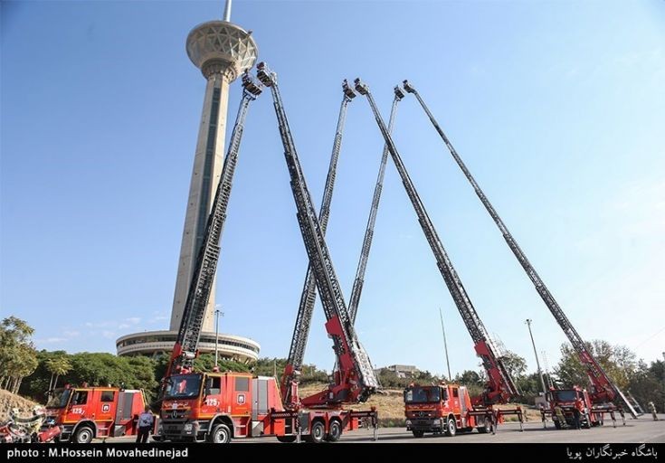 Tehran Fire Department, new Aerials