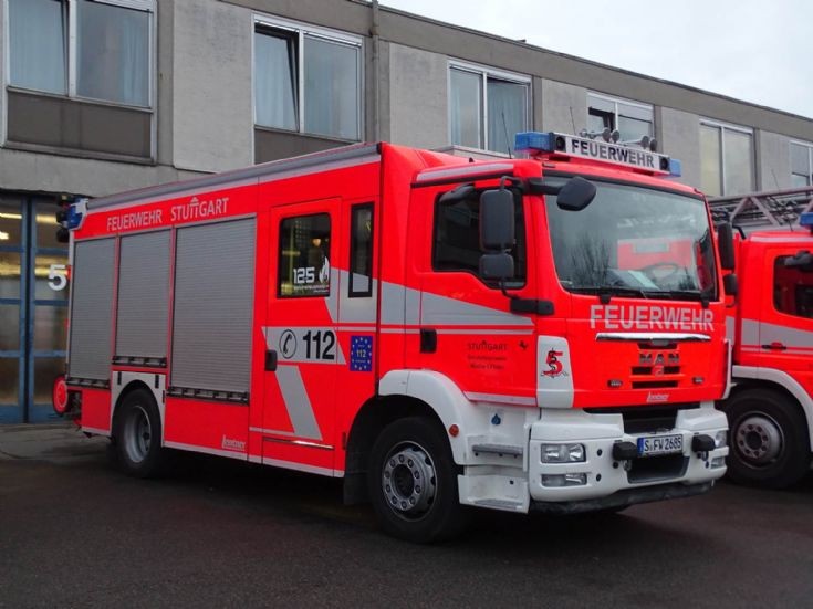 MAN Lentner Pumper - Rescue Stuttgart