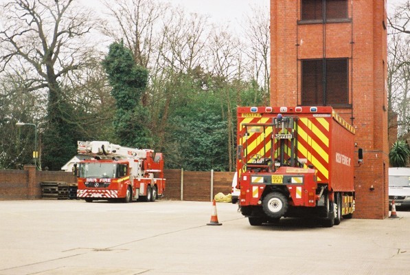 Woodford fire station East London Econic ALP