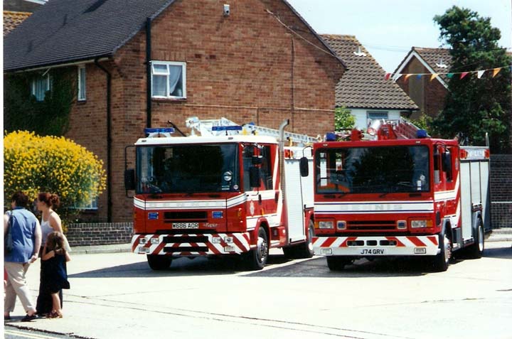 West Sussex Dennis Fire engines at Worthings