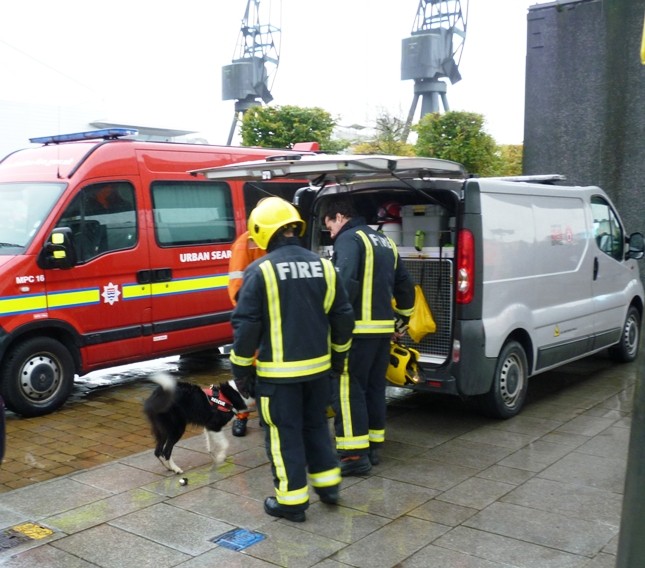 USAR dog van Excel centre London