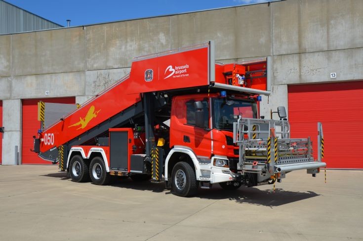 Rescue stairs Scania Fire Technics/Rosenbauer 