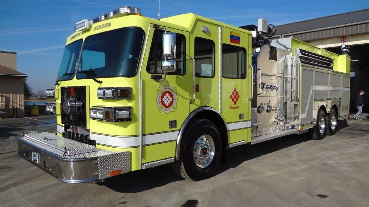 SPARTAN Heavy Special Truck Foam Fire Brigade PEQU