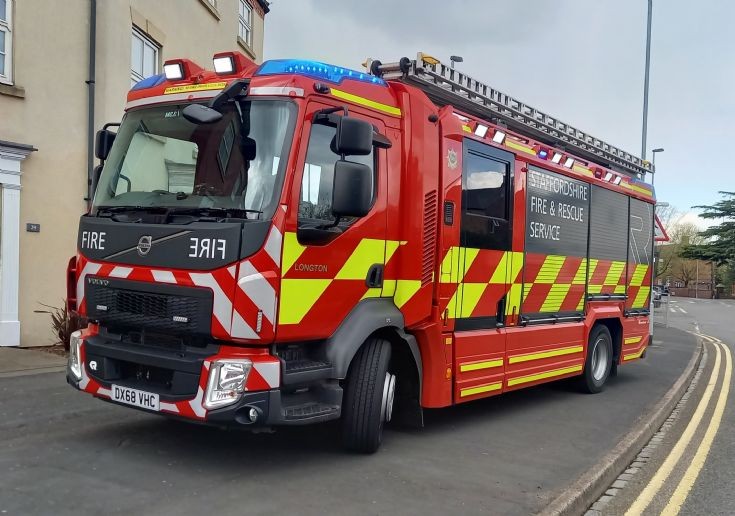 Staffordshire Volvo/Rosenbauer DX68VHC