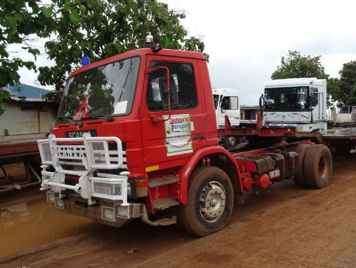 Ex UK Scania trailer 