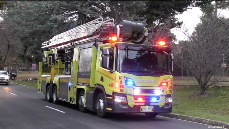 ACTFR Scania Rosenbauer aerial platform 