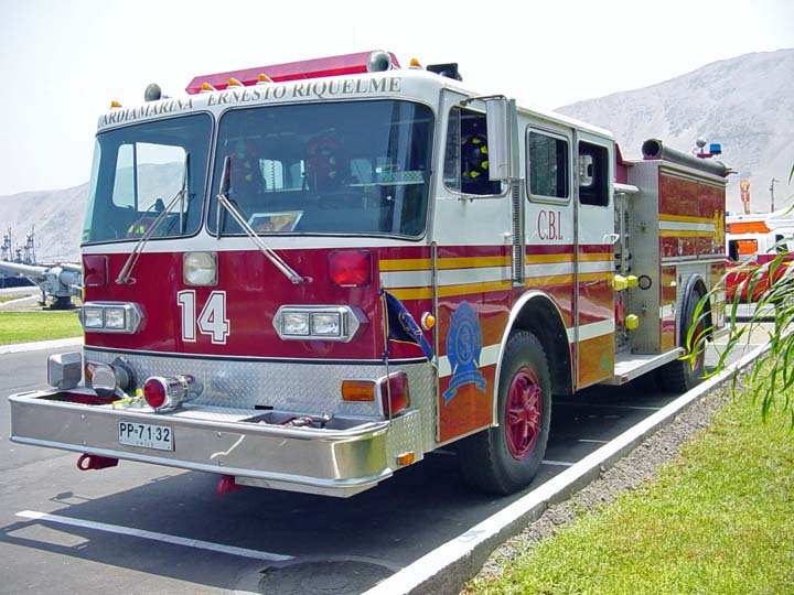 Fire Engines Photos Guardiamarina E.Riquelme No.14 Corps firefighters