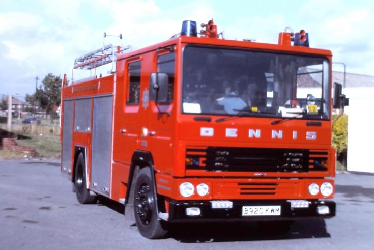 B920KWM Dennis RS/Mountain pump Merseyside