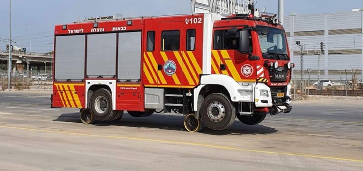 MAN Railway fire truck 