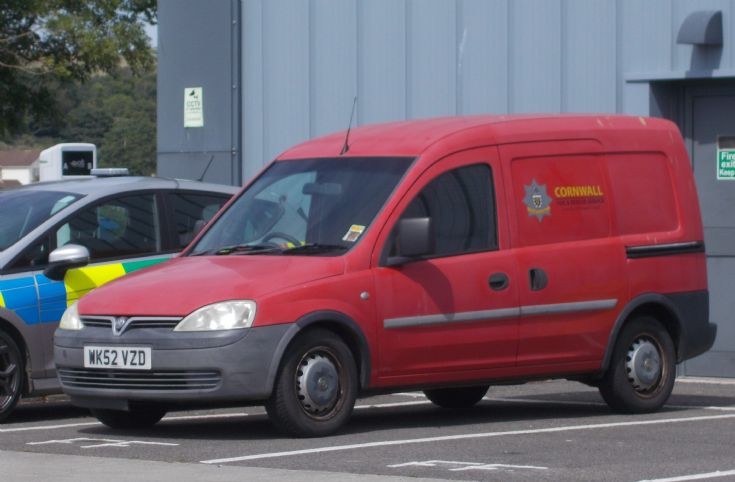 Cornwall Vauxhall van WK52VZD