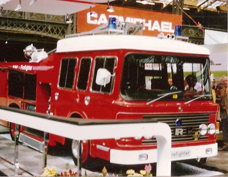 ERF firefighter demonstrator