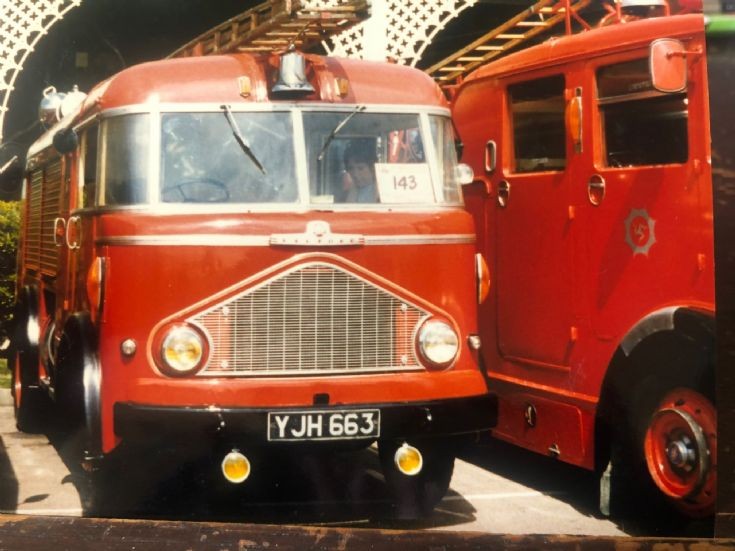 Fire Engines Photos YJH663 Bedford J4/Miles WrT Herts