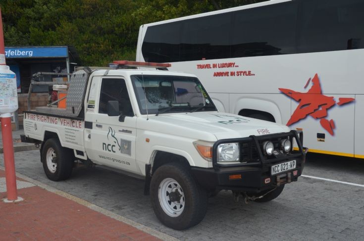 Toyota Landcruiser lightweight fire fighting vehic