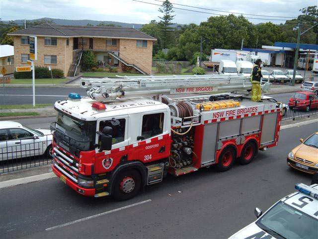 N.S.W. Fire Brigades Aerial Pumper