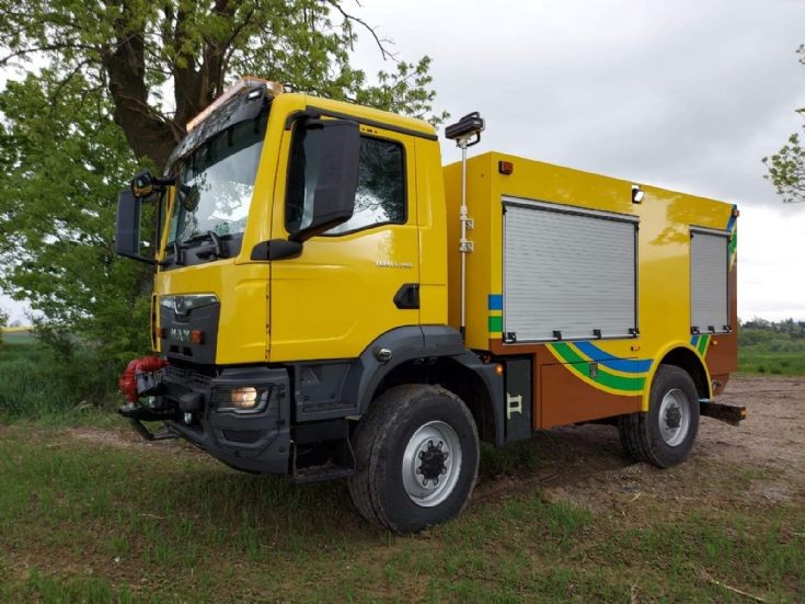 MAN fire truck