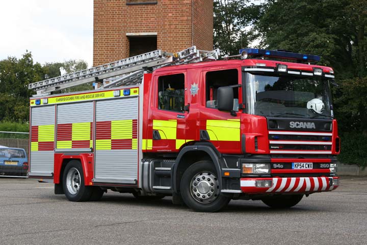 Cambridgeshire FRS Scania Ely Fire Station