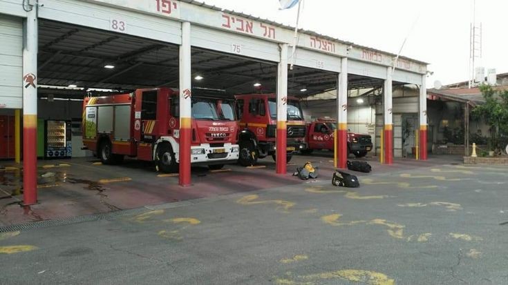 Tel aviv small fire station