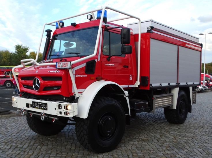Unimog Schlingmann TLF-W 3000 Pump Tanker Forest