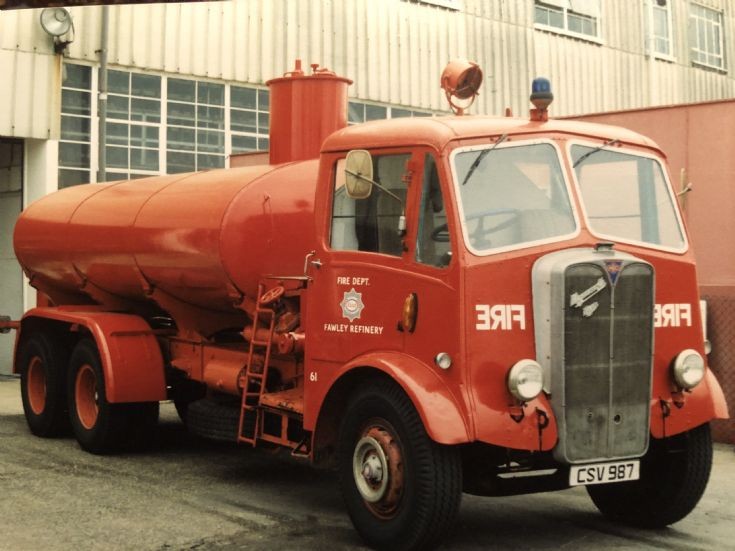AEC/Sun foam tanker Fawley CSV 987