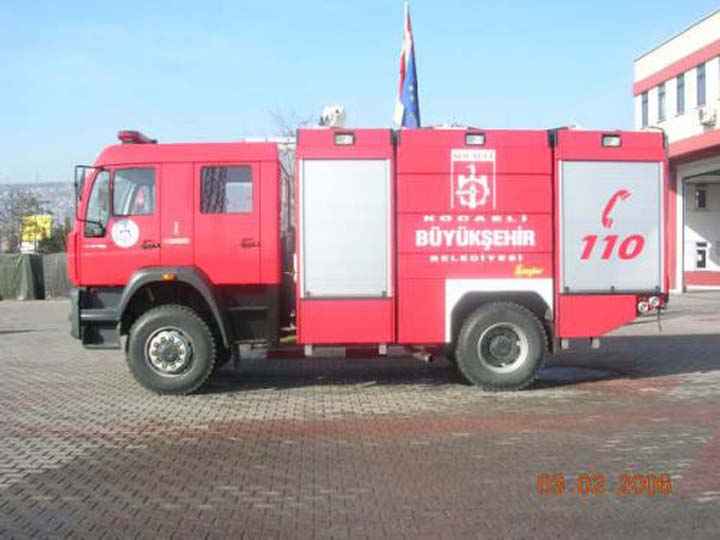 kocaeli city fire Department M.A.N. fire truck.