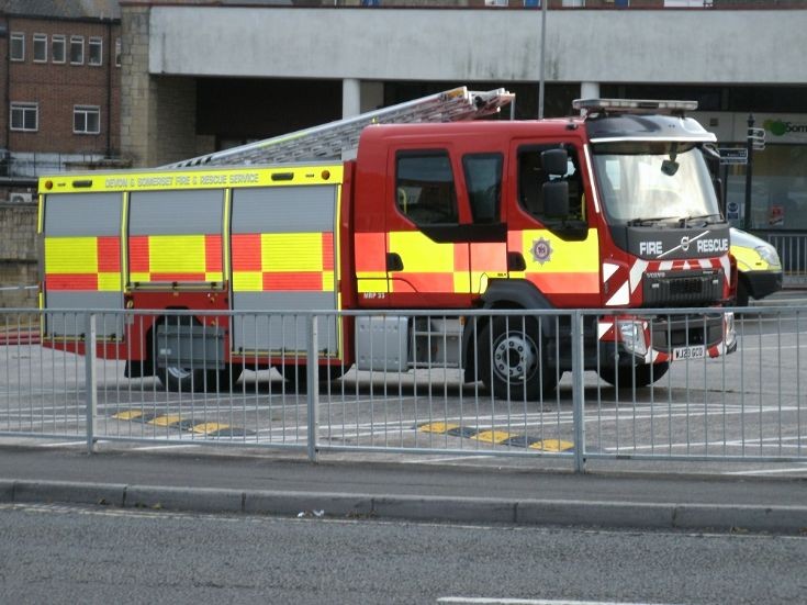 WJ23GCO Devon & Somerset Volvo Emergency One WrL